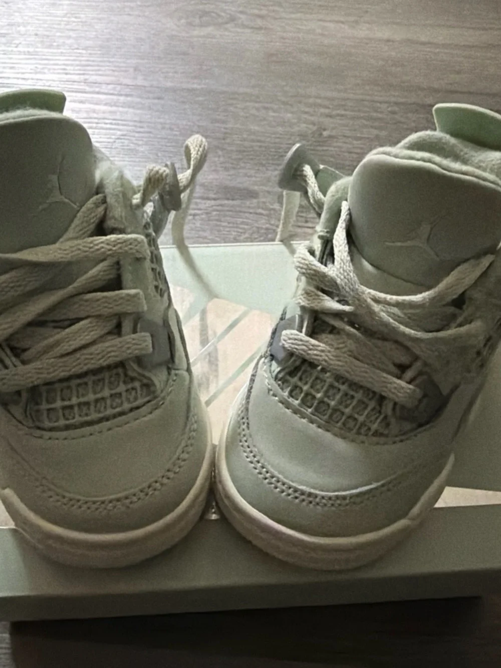 Air Jordan 4 Retro ‘Seafoam Sail’ (Toddler/TD) 5c